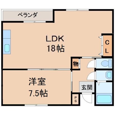 第２宮田マンションの物件間取画像